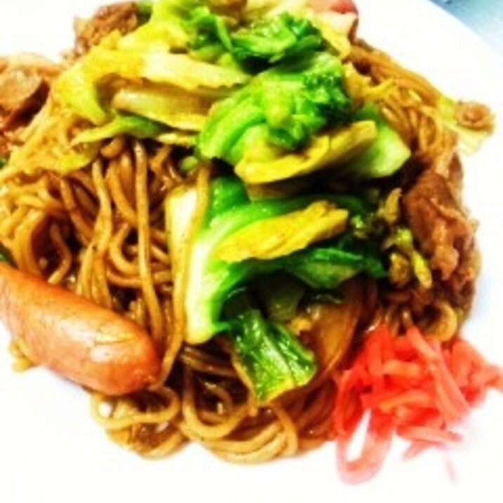 春キャベツ1/2玉入りで、焼きそば***